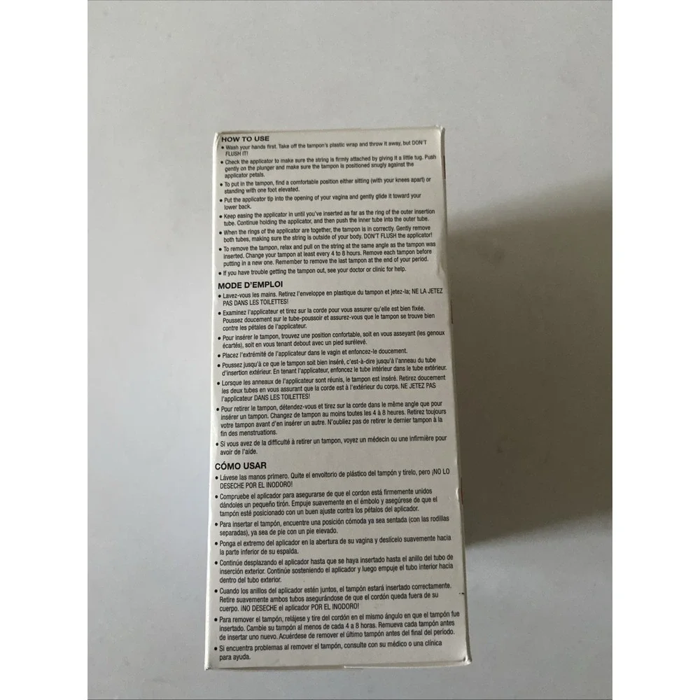 Kotex Security Tampons, Vintage 2004, Unscented, SatinSoft, Regular, 18 count